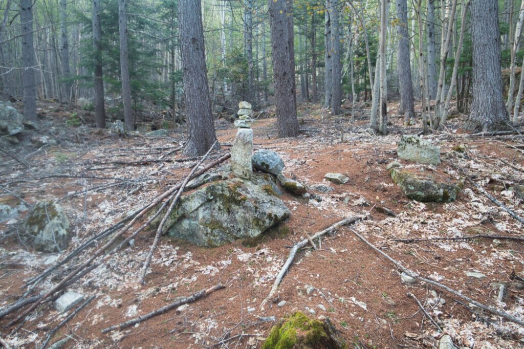 Approach trail Eboshi Rock Ogawayama Japan climbing