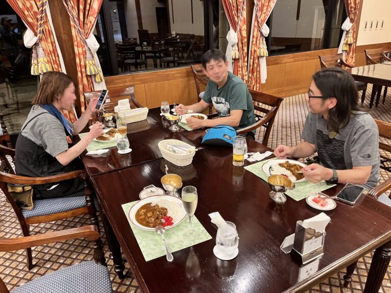 Post-expedition breakfast buffet recovery Royal Tainai Park Hotel Niigata Japan