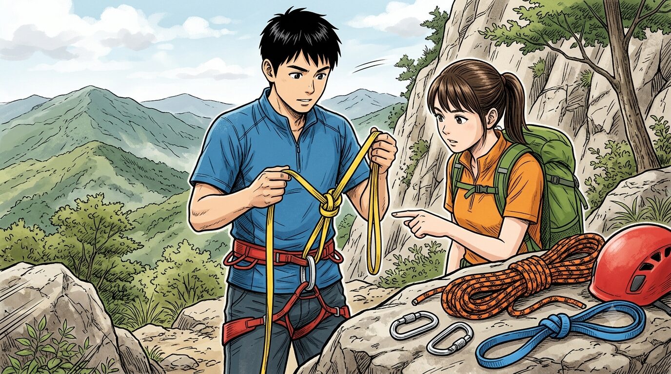 【深層考察】スリングの結び方入門 — ガースヒッチ・オーバーハンドノット・ブルヒッチの使い分け